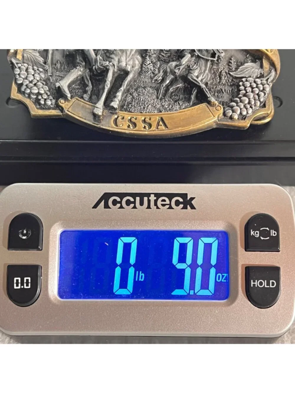 Sonoma County 1990 CSSA Limited Edition Sheriff Belt Buckle Bell Helicopter USA
